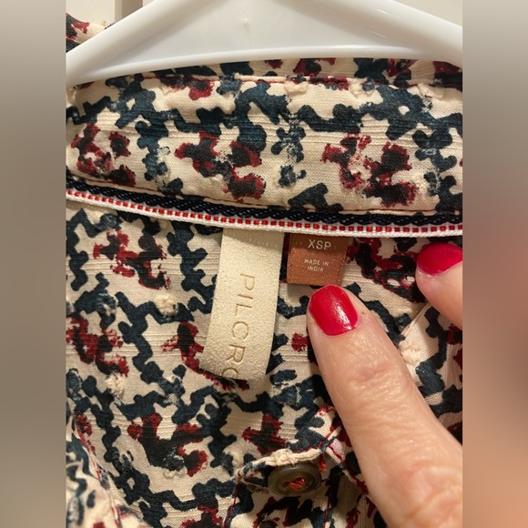 Pilcro ruffled button down from Anthropologie - Picture 5 of 5